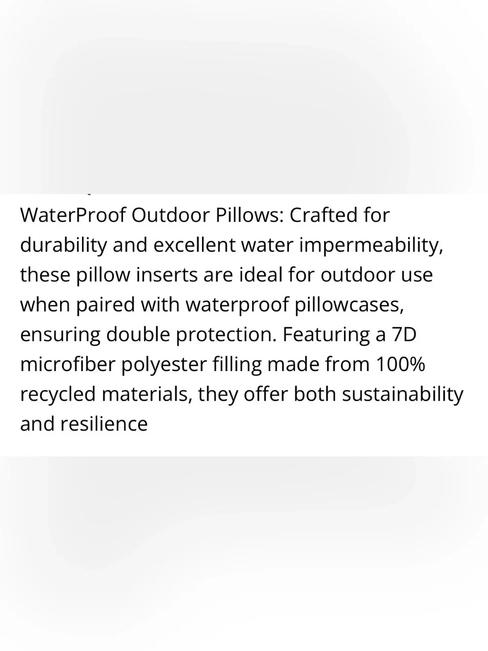 Outdoor Pillows Covers with Inserts Waterproof SQUARE 18x18” - Pebble Orange